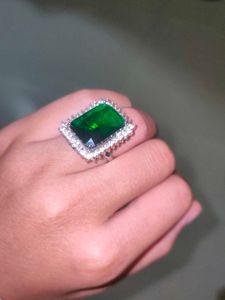 Emerald Green Statement Ring