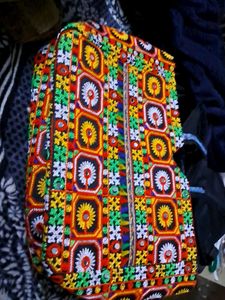 Women Embroidered Rajasthani Tote Bag New