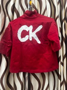 Red Calvin Klein T-Shirt