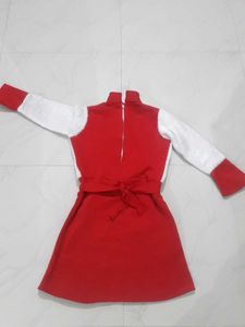 Vintage-Inspired Red &amp; White Dress