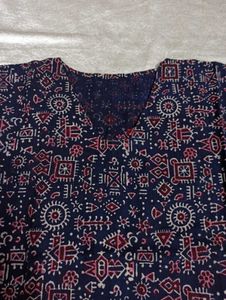 Ethnic Print Kurta Top