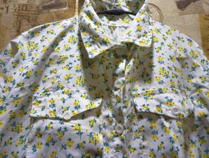 Floral Button-Up Dress