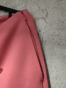 Sassafras Coral High-waist Tapered Pants