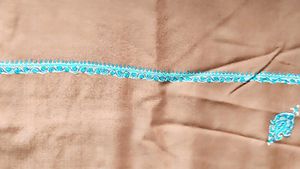 Pure Pashmina With Needle Embroidery