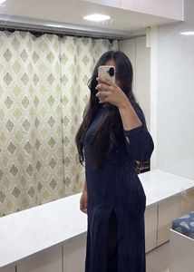 Elegant Navy Blue Kurta