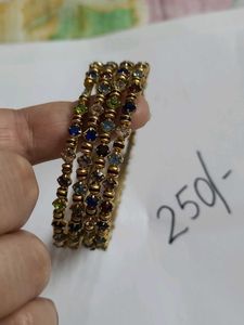 Metal With Multicolour Diamond