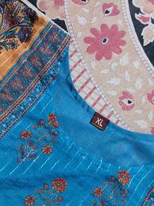 Multi Color Daily Wear Suit With Pant And Dupatta