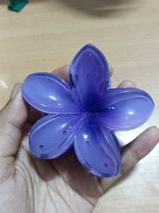 6 Flower Hair Claw Clips SET