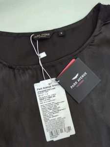 New Satin Black Top