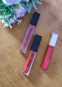 Matte Lipstick ( Set Of 3)