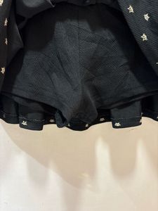 Black Mini Skirt with Short