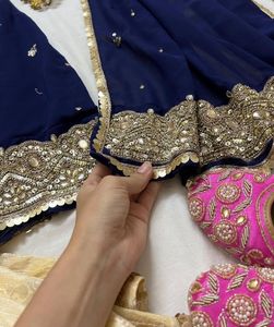 Elegant Navy Blue Kurta Set