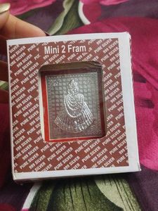 999 Silver Shyam Baba Frame