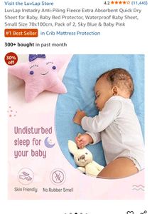 LuvLap Baby Sheet