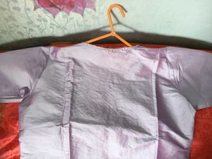 Gently Used Lavender Kurta With Bottom&amp;Dupatta