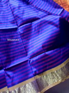 Traditional South Indian Pattu Saree Purple Colour