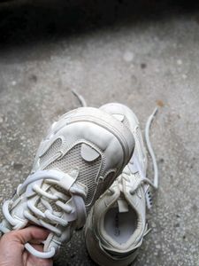 white sneakers