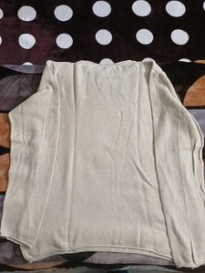 Beige Knit Long Sleeve Top