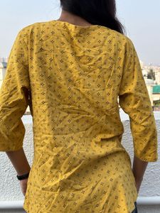 Stylish Mustard Top