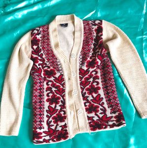 Vintage Floral Cardigan