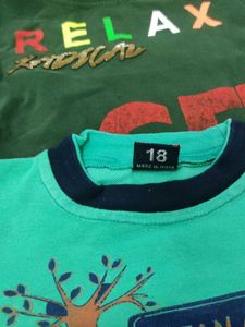 For Long-Sleeved Boy&#39;s Tshirt Combo