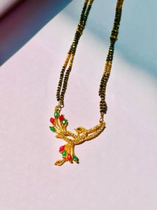 Two Elegant Gold-Toned Mangalsutras✨
