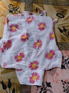 #printed Crop Top