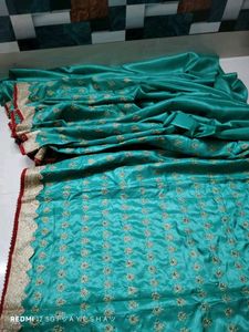 Elegant Green Sari