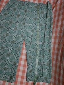 Patterned Cropped Lounge Pants