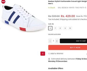 Amazon Stylish Casual White Sneakers