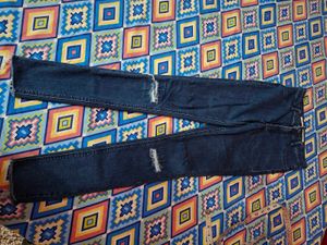 Ripped Knee Dark Wash Jeans