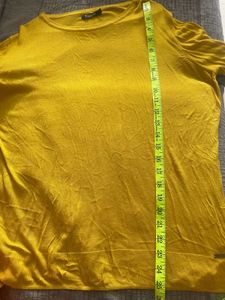 Can Huesen Mustard Colour Top,Light Warm Material