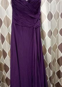 Amazing Gown With Front Slit