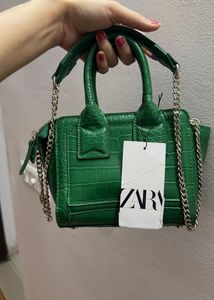 Zara Limited Edition Faux Leather Bag