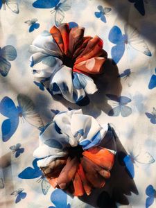 Printed Scrunchie Combo