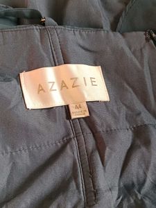 Elegant Navy Blue Maxi AZAZIE Dress (A4)