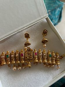 Gold Plated Choker Set