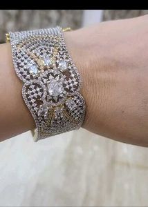 American Diamond Elegant Cuff Bracelet