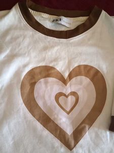 Cute Creamy Oversized Crop Top