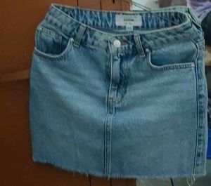 Denim Mini Skirt