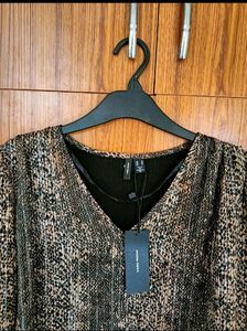 Animal Print Top New Unused