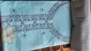 Embroidered Salwar Suit Material