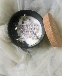 Amethyst Pentacle 5 Wick Lavender Scented Candle