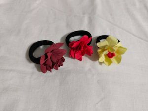 Floral Hair Tie Set