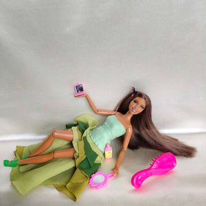 Iconic Barbie Doll + Accessories💚