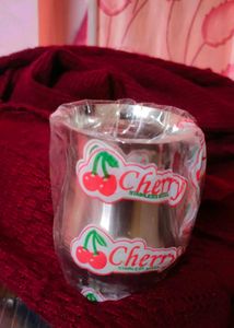6 Glass Set Of Stainless Steel