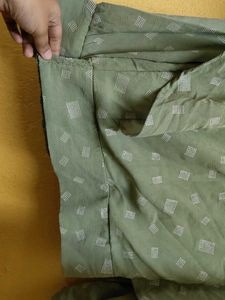 Pista Green Patterned Top