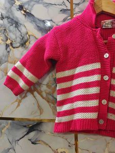 new Cute Pink Kids Cardigan Sweater upto ⁵ years