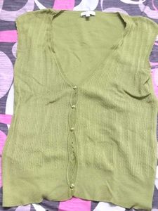Olive Green Knit Top