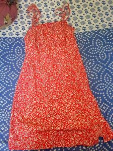 Red Floral Sundress